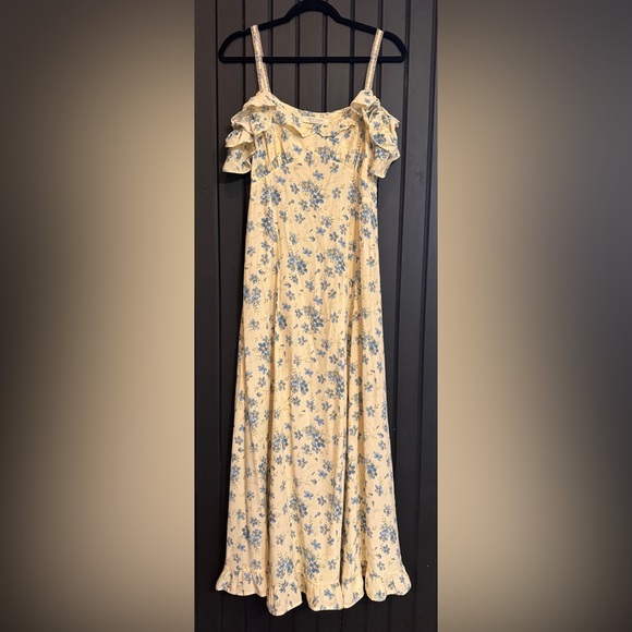 Christy Dawn the Helina Dress in Lillies in Bloom Silk Sz S - Picture 2 of 7